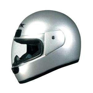  AFX Youth FX 10Y Solid Helmet   Medium/Silver Automotive