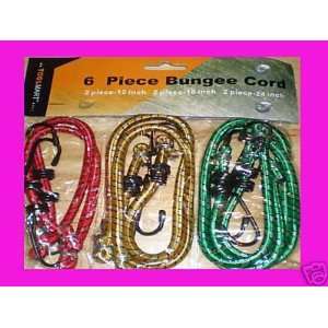  PACK OF 6 BUNGEE CORD 