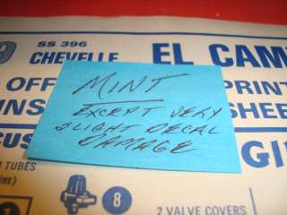 AMT 1969 Chevy El Camino Unb. Model Car Kit / Soap Box Derby  