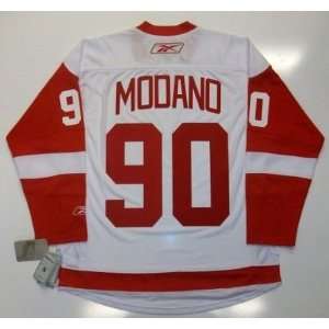  Mike Modano Detroit Red Wings Jersey Real Rbk Premier W 
