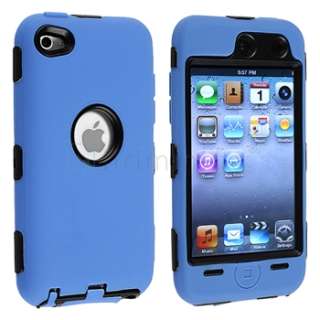   apple ipod touch 4th generation black hard blue skin quantity 1 keep