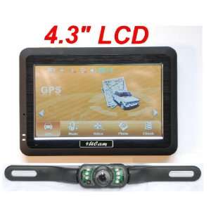  4UCam 4.3 LCD Touch Screen GPS + Wireless Backup license 