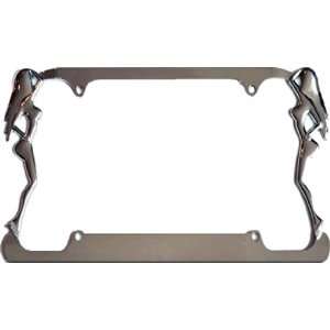  UAA LP 113C Chrome Plated Twin Ladies License Plate Frame 