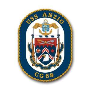  US Navy Ship USS Anzio CG 68 Decal Sticker 3.8 6 Pack 