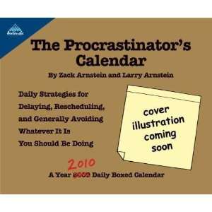   Procrastinators Calendar 2010 Daily Boxed Calendar