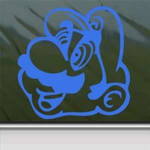  Super Mario Brothers Blue Decal Car Truck Window Blue 