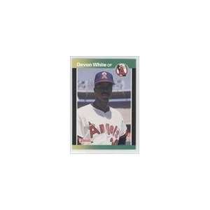  1989 Donruss Baseballs Best #27   Devon White Sports 