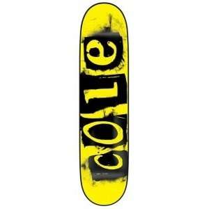 Zero Skateboards Chris Cole Punk Yellow Skateboard  Sports 