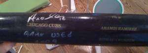 Aramis Ramirez Game Used Bat Cubs w/COA & Holo  