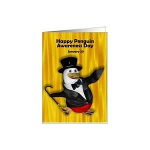  Birthday on Penguin Awareness Day ~ January 20 Card 