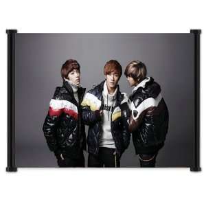 FT Island Kpop Fabric Wall Scroll Poster (24x16) Inches 
