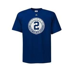 New York Yankees Derek Jeter Youth All Time Hit Leader Patch T Shirt 