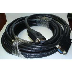 25 ft Heavy Duty VGA Cable E119932 AWM Low Voltage Computer Cable 