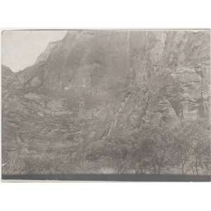  Reprint A view of rocky cliffs. undated
