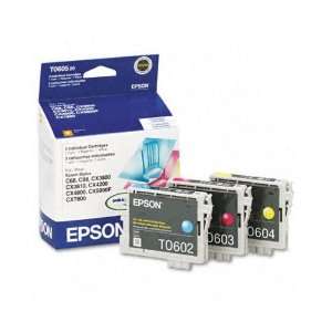  Epson Stylus CX3800 OEM Color MultiPack Ink Cartridge Set 