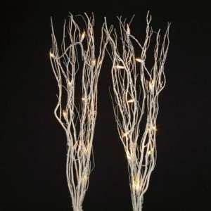  36 20 light 2 piece Lighted White Twigs 