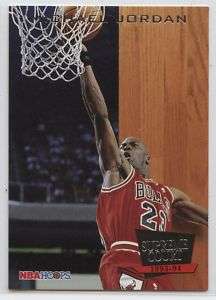 1993 94 Hoops Supreme Court #SC11 Michael Jordan HOF  
