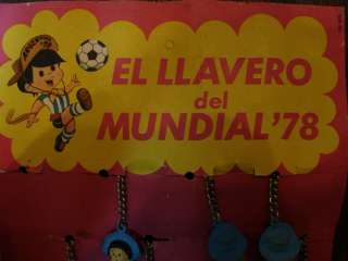 Argentine 78 Gauchito mascot Soccer World Cup key ring  