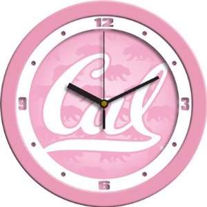 Cal Berkeley Golden Bears Pink 12 Wall Clock