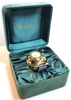 BULOVA Antique Diver Helmet Watch Clock B0589 Miniature Clock Brass 
