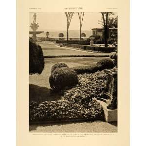  1915 Print Garden John D. Rockefeller Pocantico Hills 