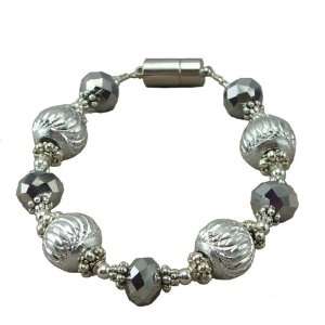  Silver Dazzle Magnetic Bracelet 