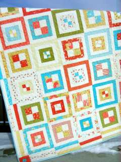 This quilt pattern works with just about any type of fabric. This size 
