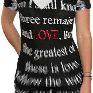  Truth Soul Armor Womens Greatest Love T Shirt   Large 
