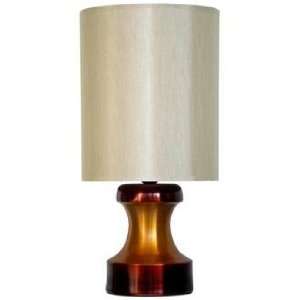  Babette Holland Pawn Two Tone Rust Modern Table Lamp