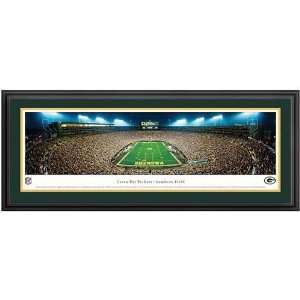  Green Bay Packers Lambeau Field End Zone Deluxe Frame 