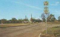US Highway 59 Entering Lufkin Texas Postcard  