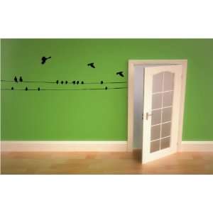   Removable Wall Decals  Birds on wire and in flight