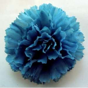  NEW Turquoise Blue Carnation Hair Flower Clip, Limited 