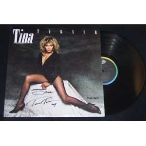 Tina Turner   Private Dancer   Hand Signed Autographed   Record Album 