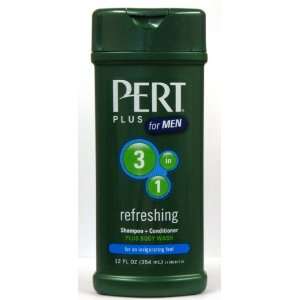 Pert Plus for Men 3 in 1 Refreshing Shampoo + Conditioner + Body Wash 