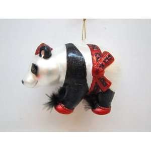 Panda with the Red Shoes On Christmas Ornament December 