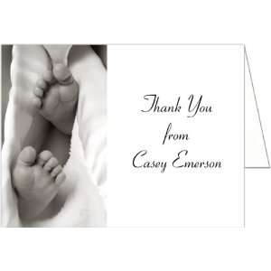  Baby Toes Baby Thank You Cards   Set of 20 Baby