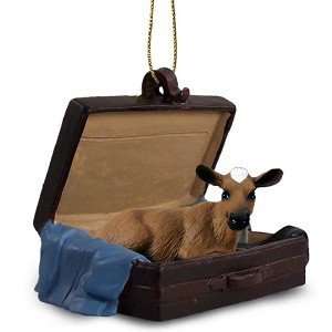  Guernsey Cow Traveling Companion Ornament