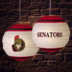  Ottawa Senators 18 Inch Rice Paper Lamp NHL Hockey Fan Shop Sports 