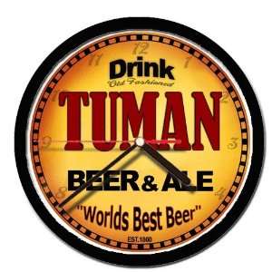  TUMAN beer and ale cerveza wall clock 