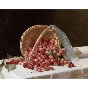  A Basket of Cherries, 1853 Arts, Crafts & Sewing