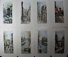 Delarue  Set of EIGHT Paris 541, 542, 543, 544, 545, 546, 548, 550