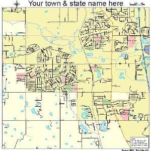  Street & Road Map of Horn Lake, Mississippi MS   Printed 