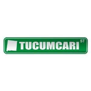   TUCUMCARI ST  STREET SIGN USA CITY NEW MEXICO