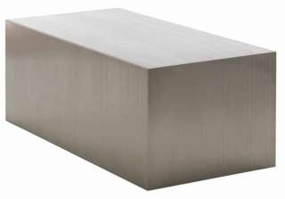 NUEVO TUCSON coffee table brushed stainless steel Mod  