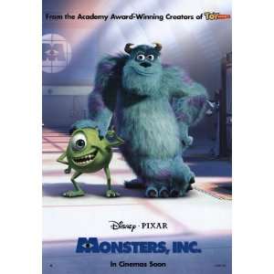  Monsters, Inc. Movie Poster (11 x 17 Inches   28cm x 44cm 