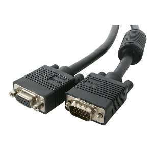   50 50 Feet Coax High Resolution VGA Monitor Extension Cable   HD15 M/F