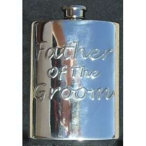  Father of the Groom Fine English Pewter Flask Kitchen 