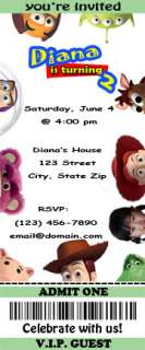   party INVITATION (W/ pictures) fast turnaround CARD&TICKETS  