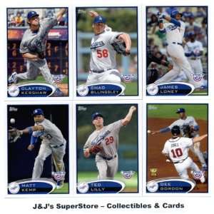  2012 Topps Opening Day Los Angeles Dodgers Team Set   6 